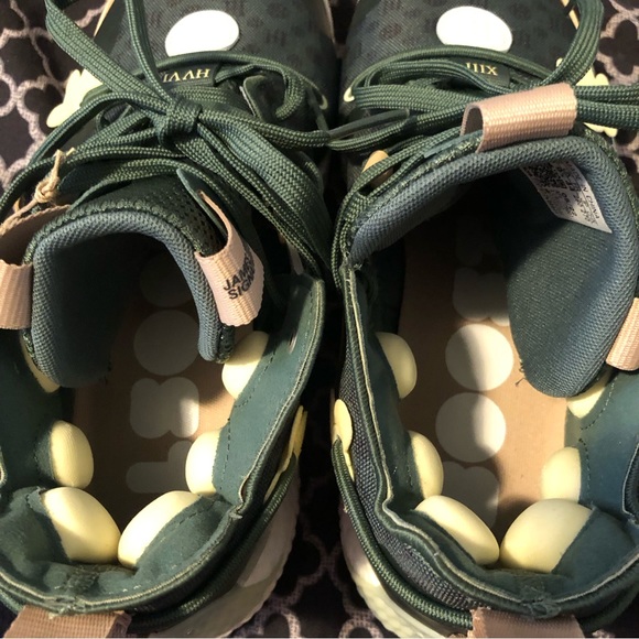 Adidas Mens James Harden Vol. 6 Basketball Shoes Green Oxide GW9032 Sz 10 Floral - Picture 6 of 11